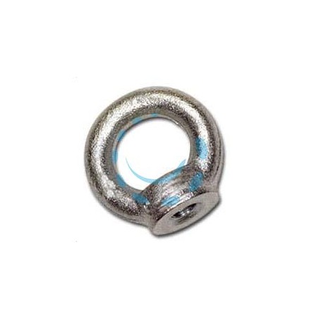 GOLFARE FEMMINA IN ACCIAIO ZINCATO - ø mm.10 - ø interno mm.25