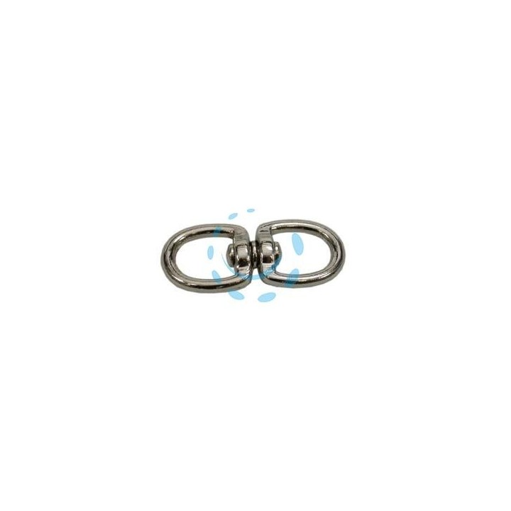 GIVOLARI AD ANELLO DOPPIO OCCHIO IN ACCIAIO CROMATO - mm.55 5/8"