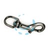 MOSCHETTONI REDINE LUNGO CON GIRELLO IN OTTONE NICHELATO - mm.65 con asola da mm.10