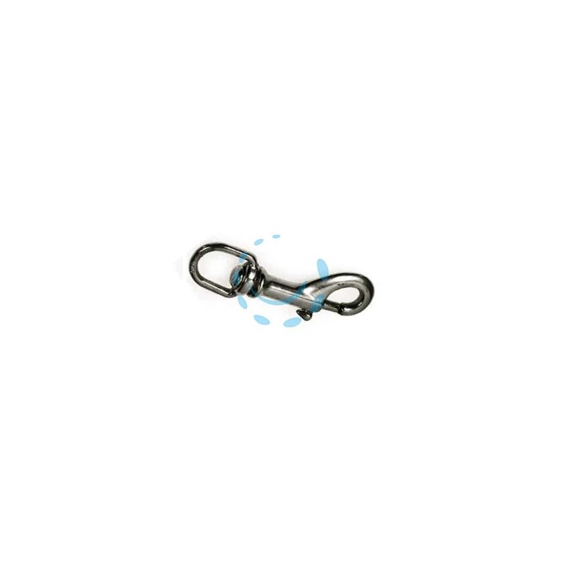 MOSCHETTONI REDINE LUNGO CON GIRELLO IN OTTONE NICHELATO - mm.68 con asola da mm.12