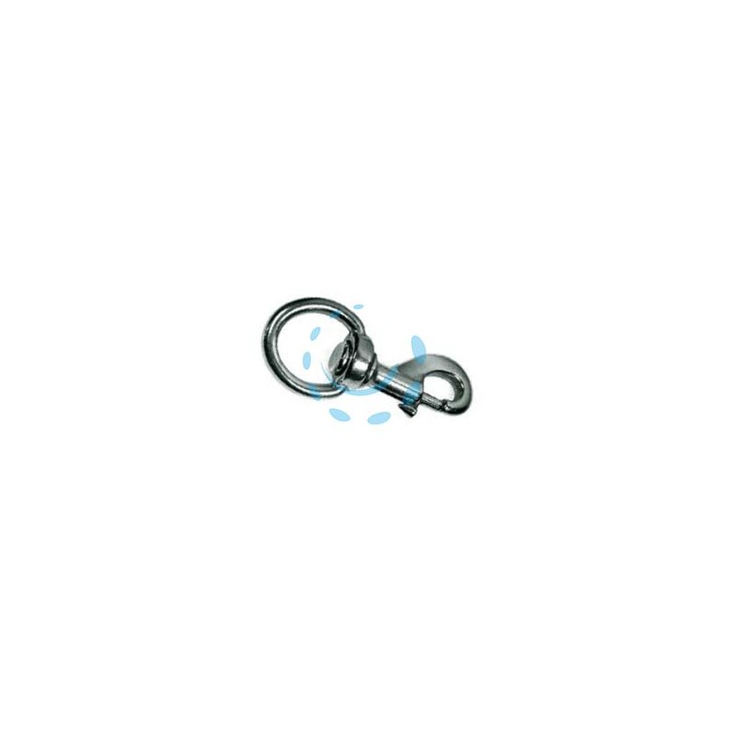 MOSCHETTONI REDINE CON GIRELLO IN OTTONE NICHELATO - mm.90 con asola da mm.25