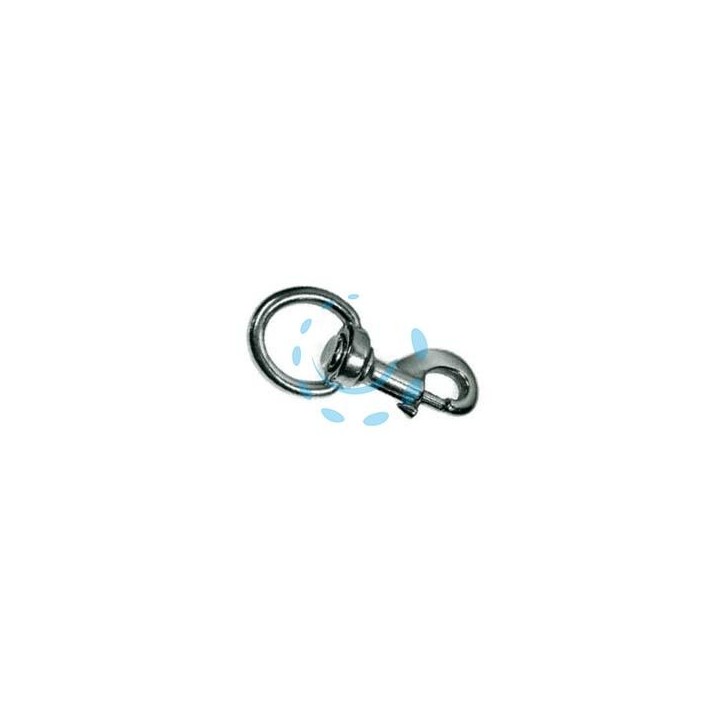MOSCHETTONI REDINE CON GIRELLO IN OTTONE NICHELATO - mm.110 con asola da mm.28