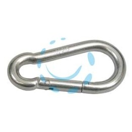 MOSCHETTONI DA POMPIERE IN ACCIAIO INOX - mm.40x4