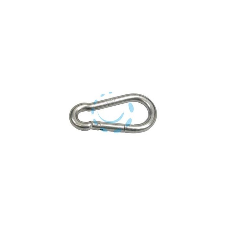 MOSCHETTONI DA POMPIERE IN ACCIAIO INOX - mm.40x4