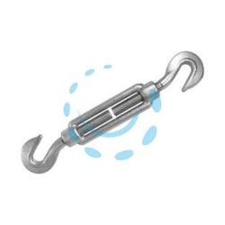 TENDITORE A DUE GANCI - ø mm.6 1/4"