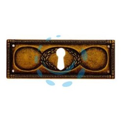 BOCCHETTE RETTANGOLARI ORIZZONTALI MOD.30705 IN ZAMA ANTICATA - mm.108x39h.