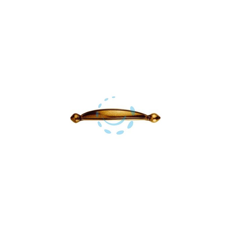MANIGLIE PER MOBILI FISSE MOD.15114 IN ZAMA ANTICATA - mm.144x18h. - interfori mm.96
