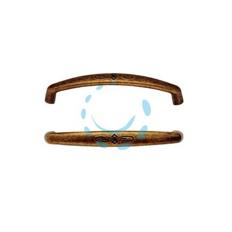 MANIGLIE PER MOBILI FISSE MOD.15130 IN ZAMA FLORENCE - mm.138x14h. - interfori mm.128