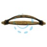 MANIGLIE PER MOBILI FISSE MOD.18900 IN OTTONE ANTICATO - mm.159x25h. - interfori mm.128