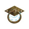 MANIGLIE PER MOBILI SNODATE MOD.12230 IN OTTONE ANTICATO - mm.50x33 