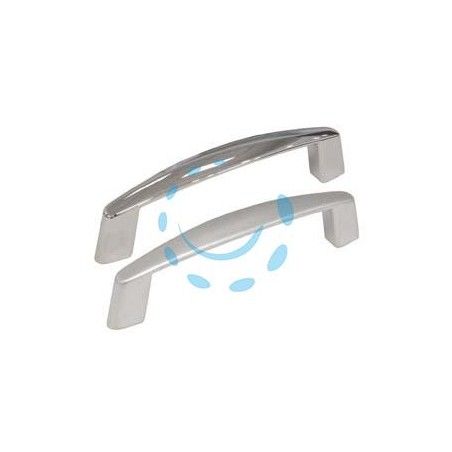 MANIGLIE PER MOBILI FISSE MOD.UN17-18 IN ZAMA - interfori mm.96 cromo lucido