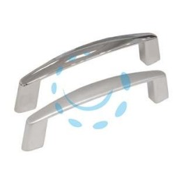 MANIGLIE PER MOBILI FISSE MOD.UN17-18 IN ZAMA - interfori mm.96 cromo opaco