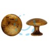 POMOLI PER MOBILI MOD.24220 IN ZAMA OTTONE ANTICATO - ø mm.25