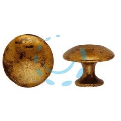 POMOLI PER MOBILI MOD.24220 IN ZAMA OTTONE ANTICATO - ø mm.30