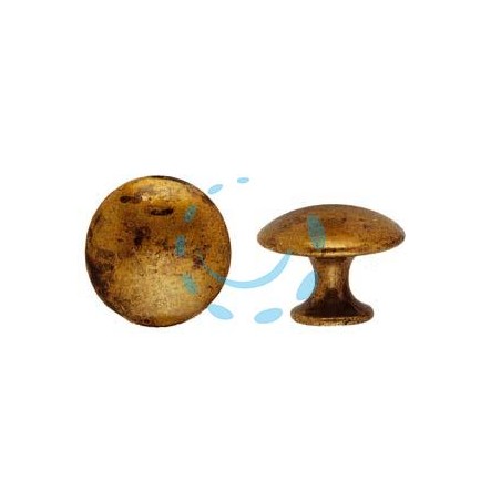 POMOLI PER MOBILI MOD.24220 IN ZAMA OTTONE ANTICATO - ø mm.30