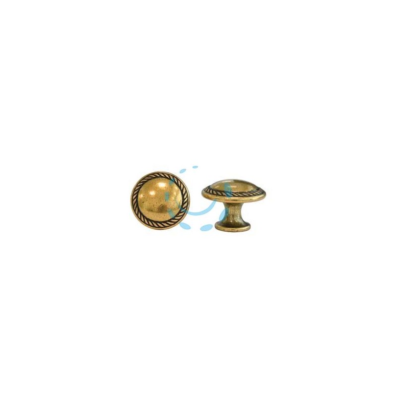 POMOLI PER MOBILI MOD.24223 IN ZAMA ORO DI VALENZA - ø mm.25 