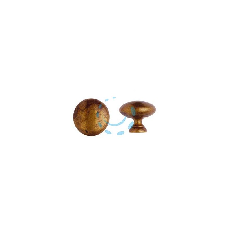 POMOLI PER MOBILI MOD.24228 IN OTTONE ANTICATO - ø mm.24