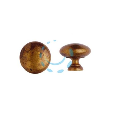 POMOLI PER MOBILI MOD.24228 IN OTTONE ANTICATO - ø mm.24