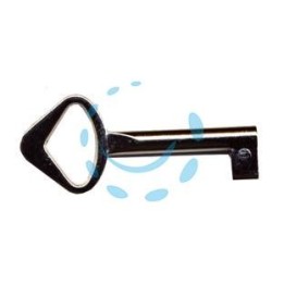 CHIAVI PER MOBILI IN ACCIAIO - mm.58x24 lunghezza gambo mm.35