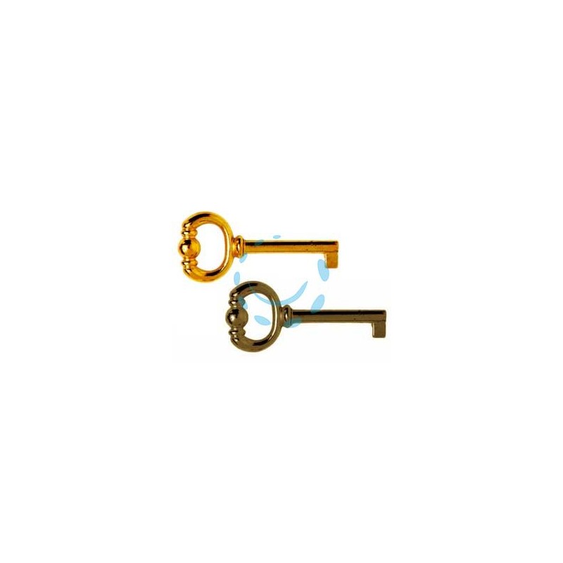 CHIAVI PER MOBILI IN ZAMA - mm.74 lunghezza gambo mm.43 - bronzo sfumato