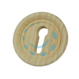 BOCCHETTE PER MOBILI LEGNO FAGGIO GREZZO DA INCASSO - ø mm.34 con incasso ø mm.27