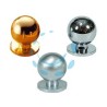 POMOLI PER MOBILI IN OTTONE A SFERA - ø mm.30 in ottone cromato lucido