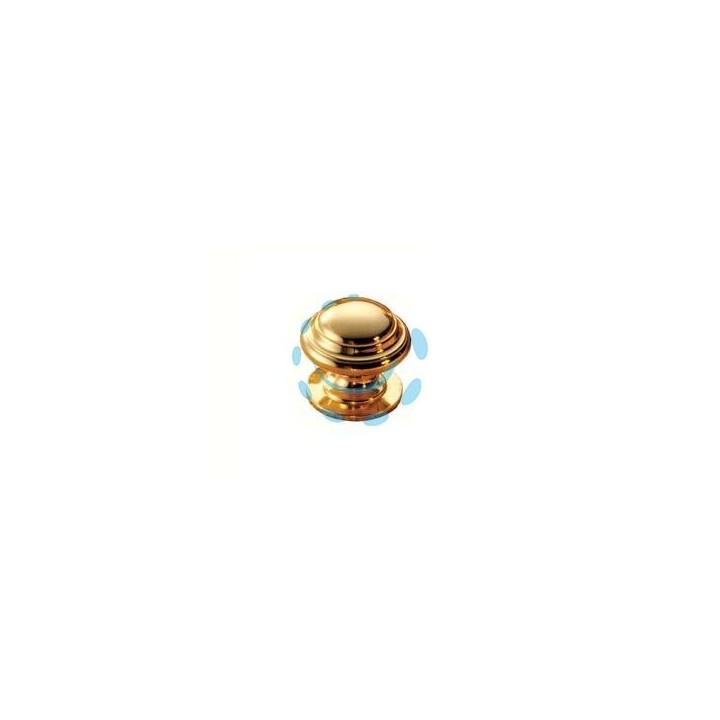 POMOLI PER MOBILI SAGOMATI IN OTTONE LUCIDO - ø mm.30