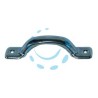 MANIGLIA "IMBUTITA" PER MOBILI ART.699 - mm.40x80