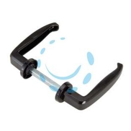 MANIGLIE PER PORTE METALLICHE ART.357 - mm.65-75
