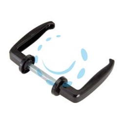 MANIGLIE PER PORTE METALLICHE ART.357 - mm.65-75