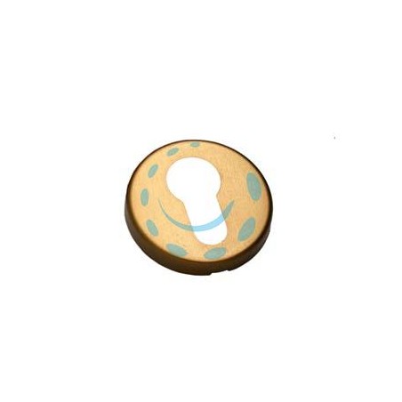 BOCCHETTA FORO YALE IN ALLUMINIO BRONZATO 