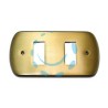 COPRINTERRUTTORI CRISTINA 2 POSTI IN OTTONE BRONZATO - in ottone bronzato