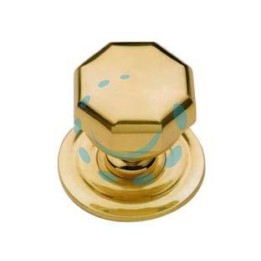 POMOLO PER PORTONCINO PRESTIGE OTTAGONALE IN OTTONE LUCIDO - ø mm.70