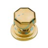 POMOLO PER PORTONCINO PRESTIGE OTTAGONALE IN OTTONE LUCIDO - ø mm.70