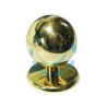 POMOLO PER PORTONCINO A SFERA IN OTTONE LUCIDO - ø mm.70