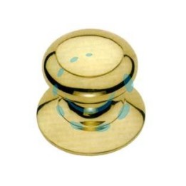 POMOLO PER PORTONCINO MODELLO SPAGNA IN OTTONE LUCIDO - ø mm.72 - base mm.84