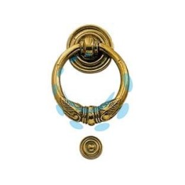 BATTENTE IMPERO IN OTTONE LUCIDO - mm.110x125h. 
