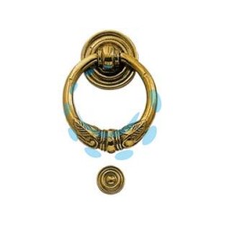 BATTENTE IMPERO IN OTTONE LUCIDO - mm.110x125h. 