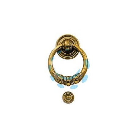 BATTENTE IMPERO IN OTTONE LUCIDO - mm.110x125h. 