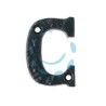 LETTERA ALFABETO "C" IN FERRO NERO OPACO 