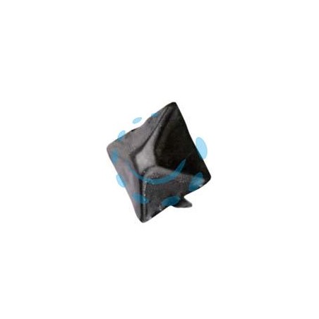 BORCHIA A 2 PUNTE - mm.25x25