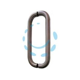 MANIGLIA - mm.382x32x85h. - interfori mm.350