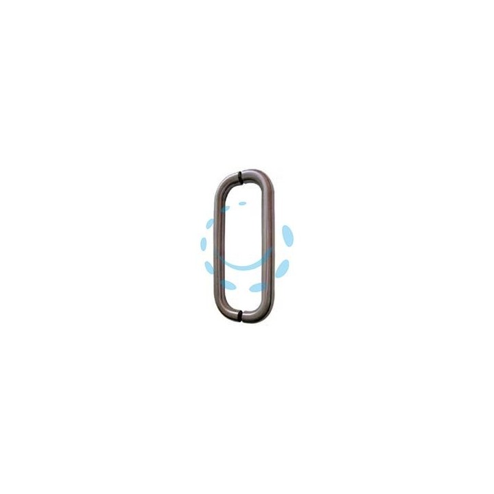 MANIGLIA - mm.382x32x85h. - interfori mm.350