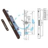 CREMONESE TRIPLICE CHIUSURA PER FINESTRA BORDO TONDO BRONZATO - entrata mm.17 