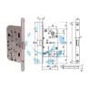 SERRATURA MEDIANA EVOLUTION CON FORO CILINDRO BORDO TONDO CROMATO - mm.50 (B01103.50.34)