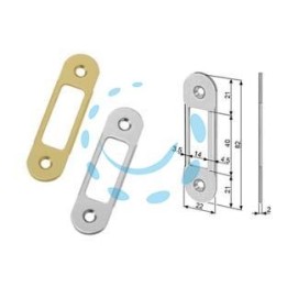 INCONTRO EASY-MATIC REGOLABILE BORDO TONDO - cromato opaco (B01402.90.03)