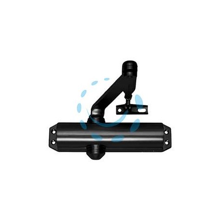CHIUDIPORTA AEREO SERIE DC120 - con arresto, nero mm.220x47x52h. (DC12019005)