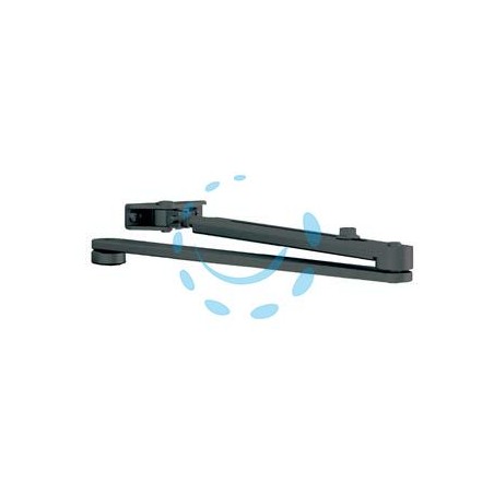 BRACCIO STANDARD NERO PER CHIUDIPORTA DC140/DC120 - senza fermo, nero RAL9005 (DCL1409005)