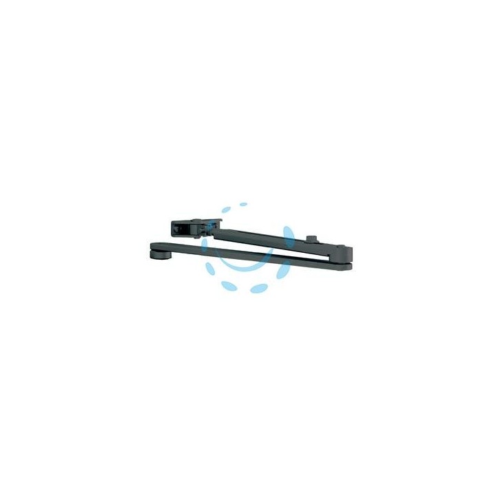 BRACCIO STANDARD NERO PER CHIUDIPORTA DC140/DC120 - senza fermo, nero RAL9005 (DCL1409005)