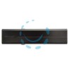 CHIUDIPORTA AEREO SERIE DC300 SOLO CORPO - nero RAL9005 (DC300D9005)
